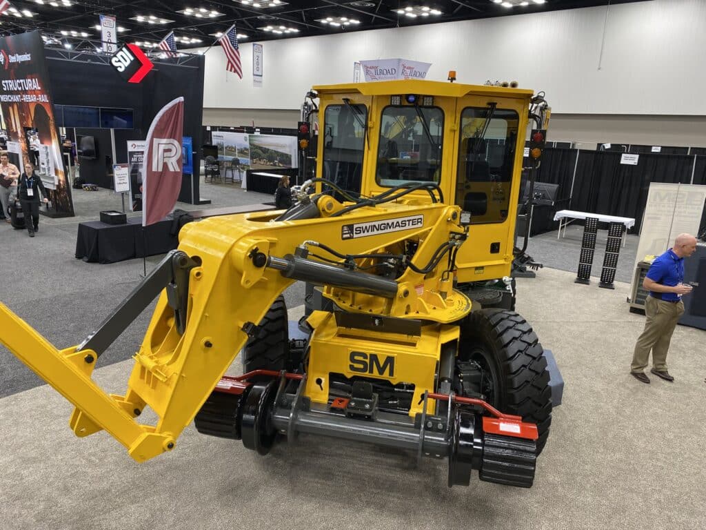 Swingmaster SL1300 Swingloader Railroad Speed Swing Logo